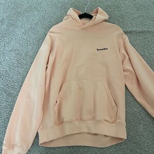 Sporty & Rich Light Peach Pullover Hoodie